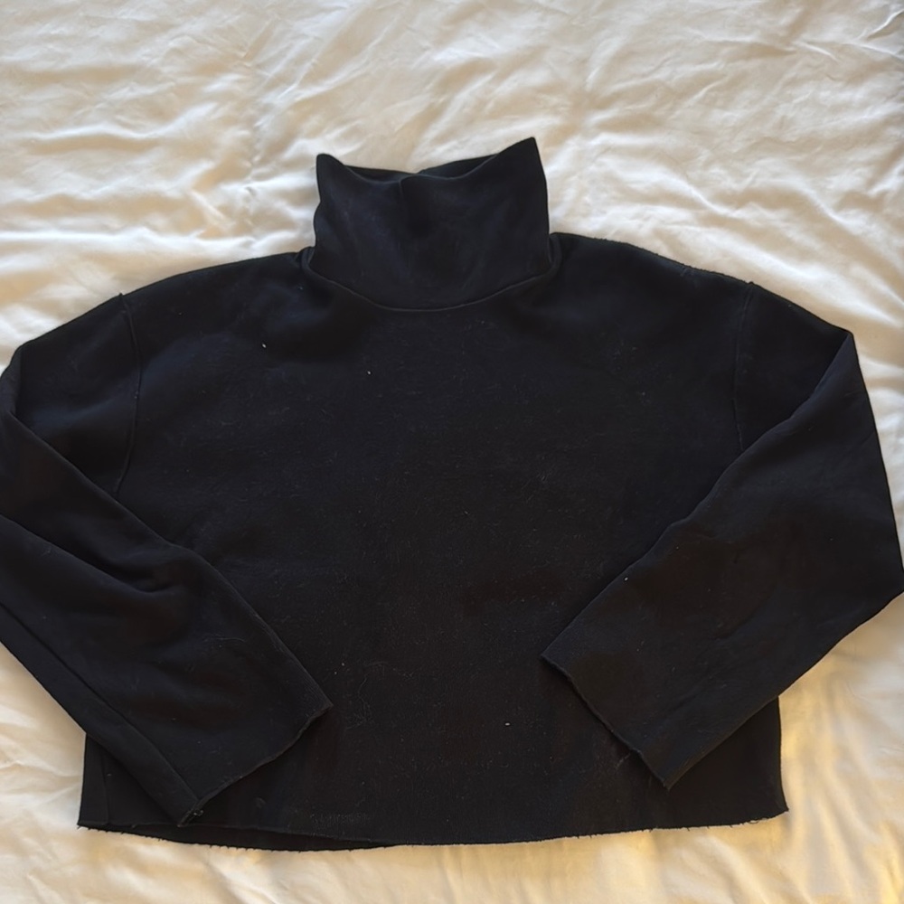Zara Black Turtleneck Sweater